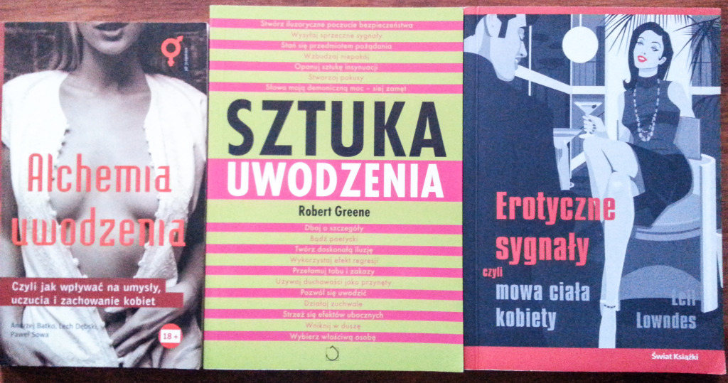 3 książki dla podrywacza - niezwykle wciągające!