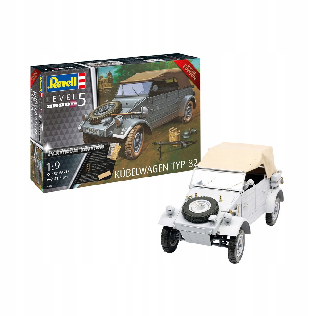 POJAZD 1/9 /03500/ KUBELWAGEN TYP 82 PLATINUM ED