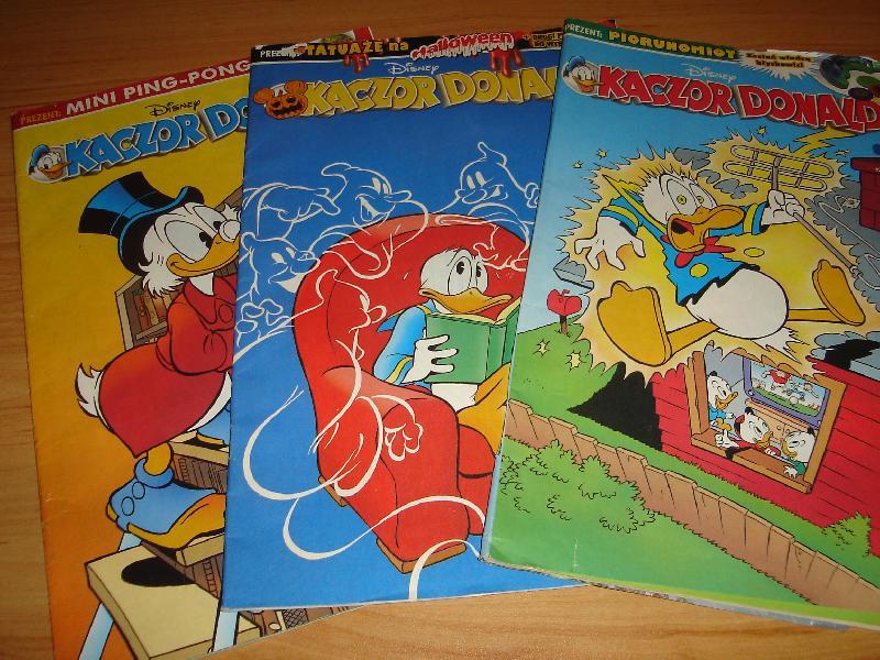 Kaczor Donald 3 gazetki i Tom i Jerry