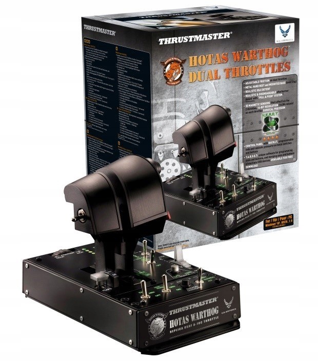 Joystick Hotas Warthog PC Dual Throttles Thrustmaster