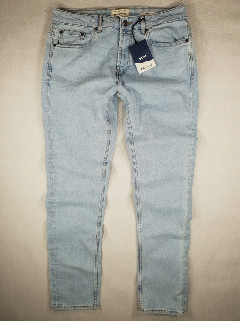 PULL BEAR P08 slim fit jeans NOWE W38 94-102cm