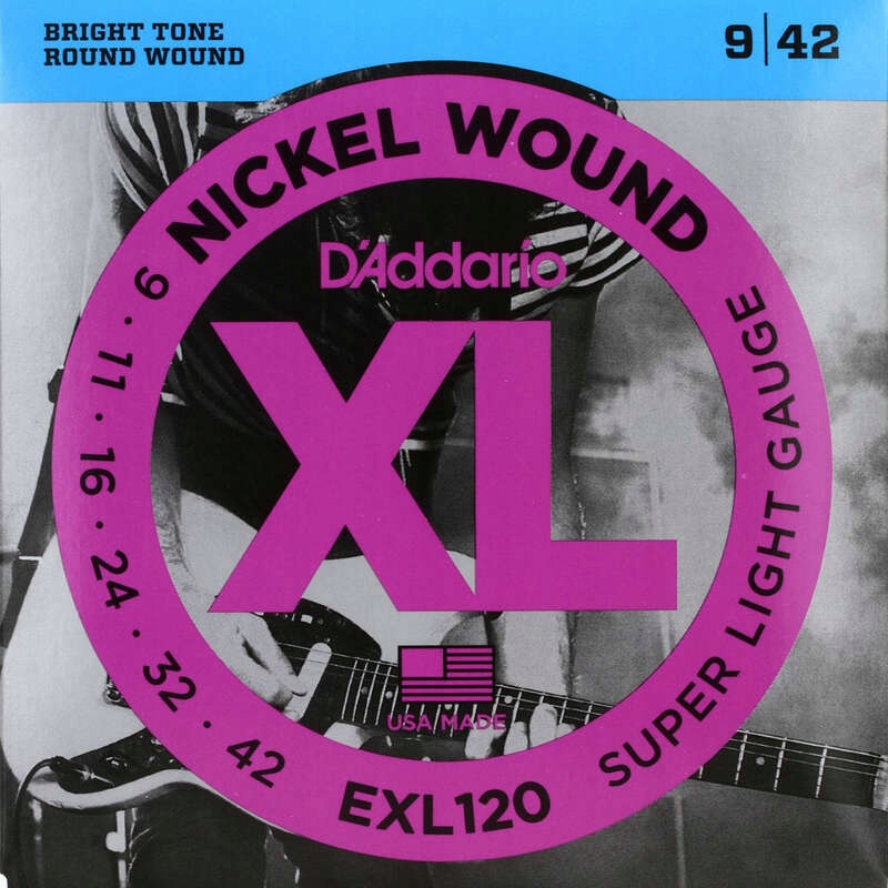 Struny D'Addario EXL (09-42) Nickel Wound