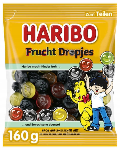 Z NIEMIEC Haribo Frucht Dropjes 160 g