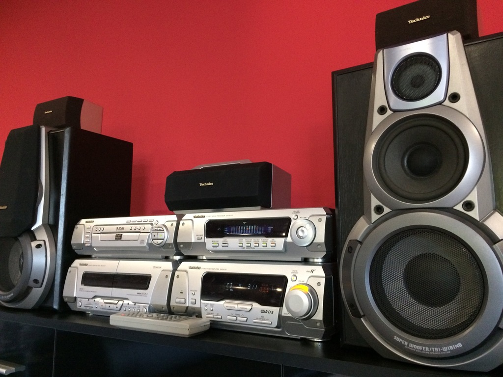 TECHNICS SA-DV170 WIEŻA DVD PRO LOGIC DSP WOOFER !