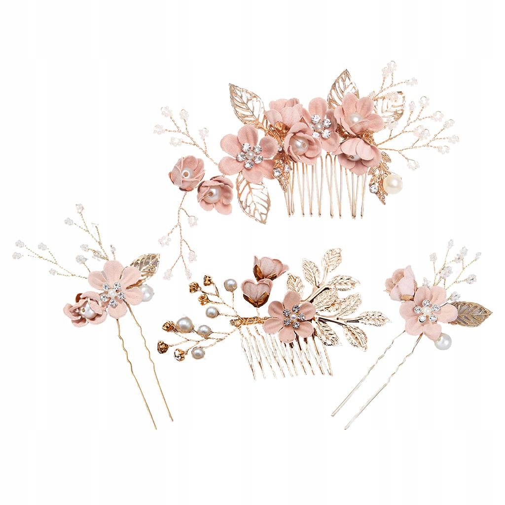 Crystal Hairpins Clip Earrings Women\ Accessories Pink