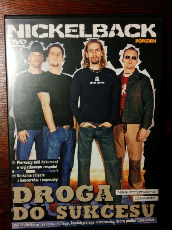 Nickelback Płyta DVD Popcorn Droga do Sukcesu PL