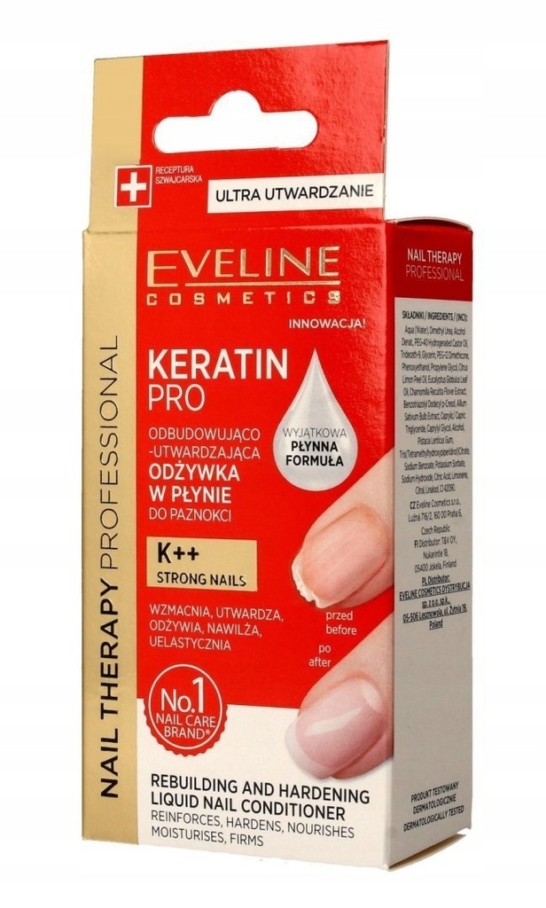 Eveline Nail Therapy Odżywka do paznokci odbudowuj