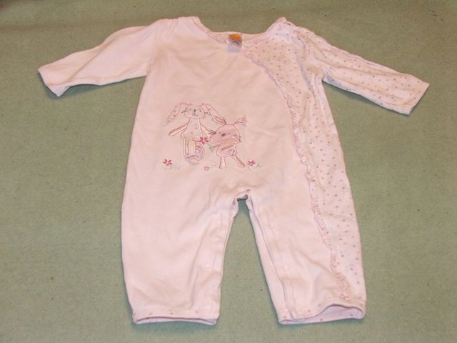 Rampers z pieskiem i króliczkiem 6-9m Mini Mode