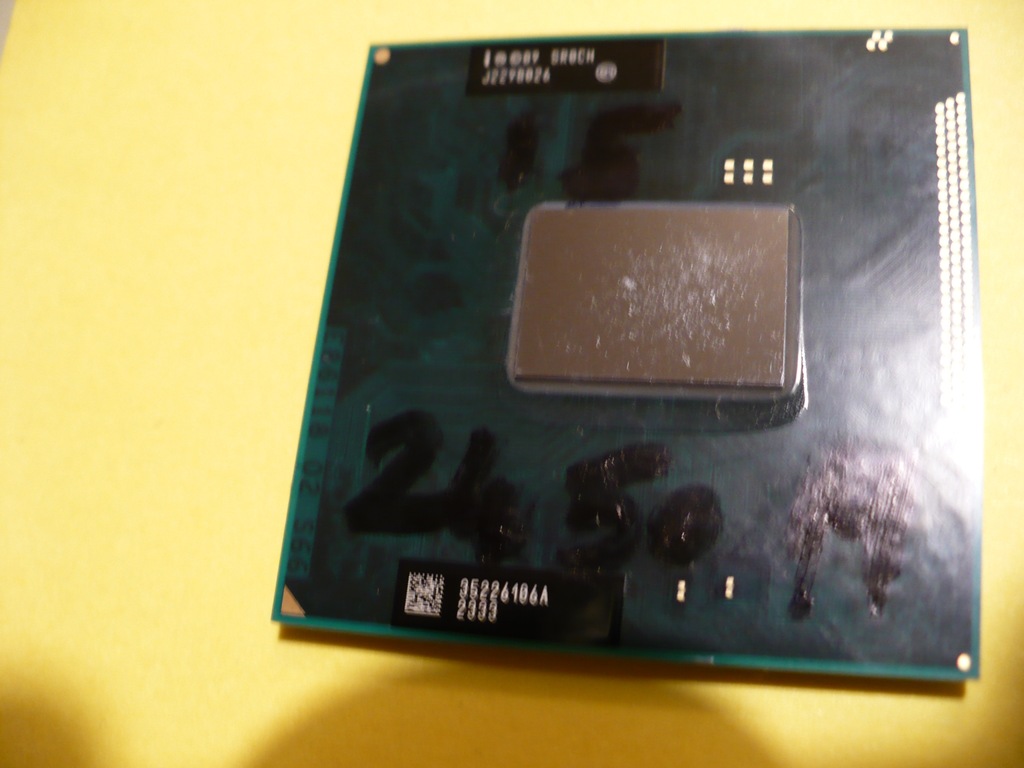 Procesor Intel i5-2450M 2,5 GHz