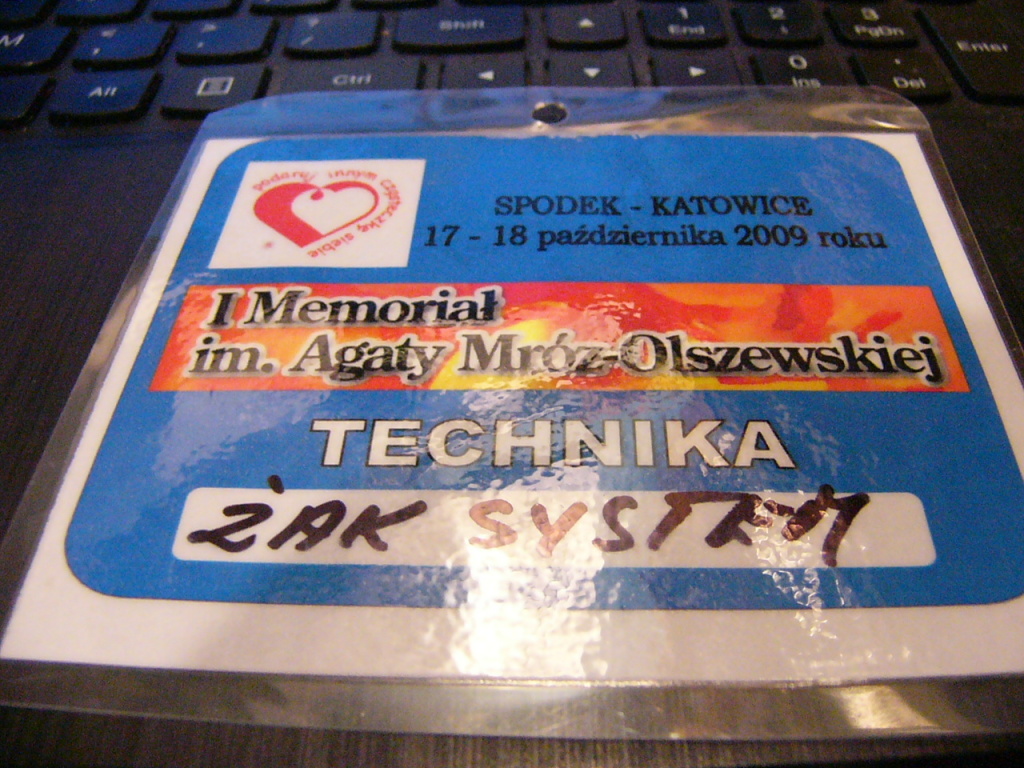 I Memoriał Agaty Mróz Olszewskiej - identyfikator