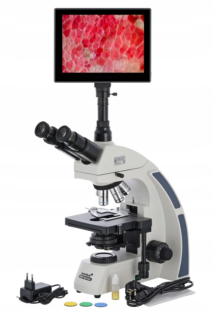 Mikroskop cyfrowy z ekranem Levenhuk MED D40T LCD