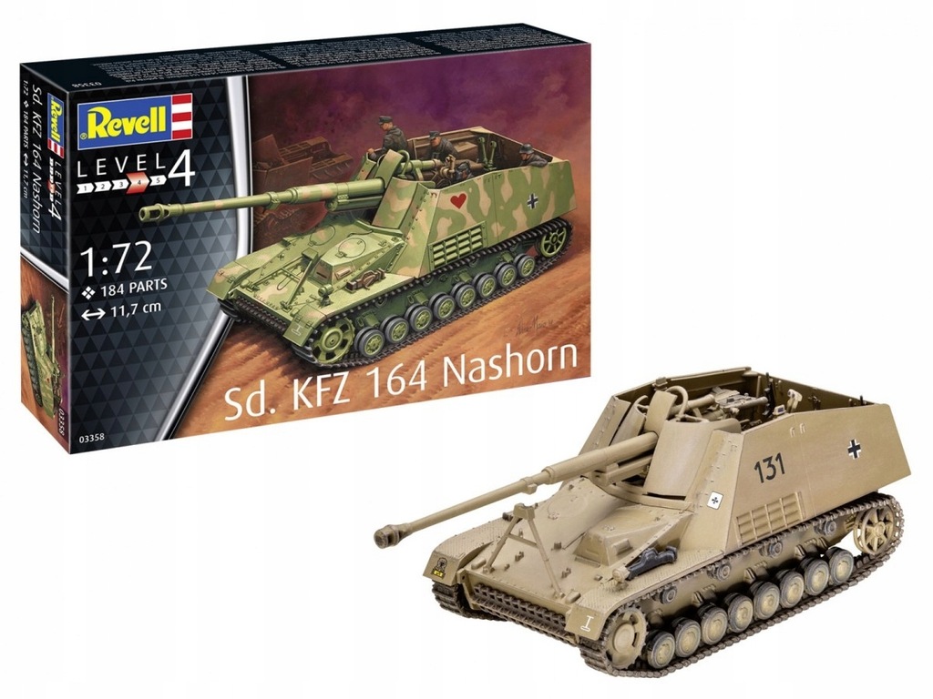 REVELL Model plastikowy Sd.Kfz. 164 Nashorn 1/72