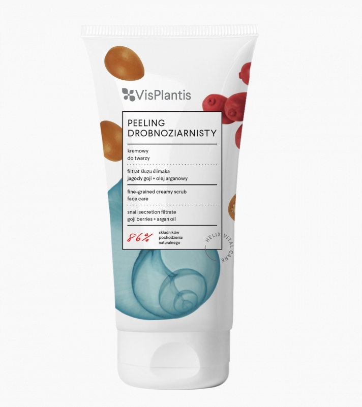 VIS PLANTIS KREMOWY PEELING ZE ŚLUZEM ŚLIMAKA