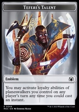 Teferi's Talent Emblem