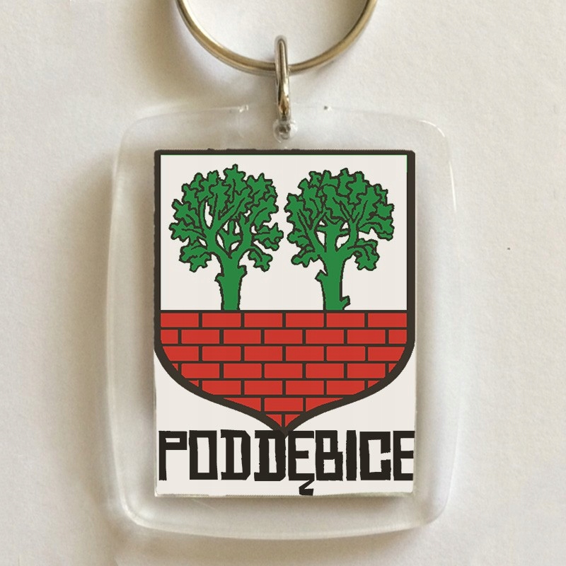 brelok herb Poddębice