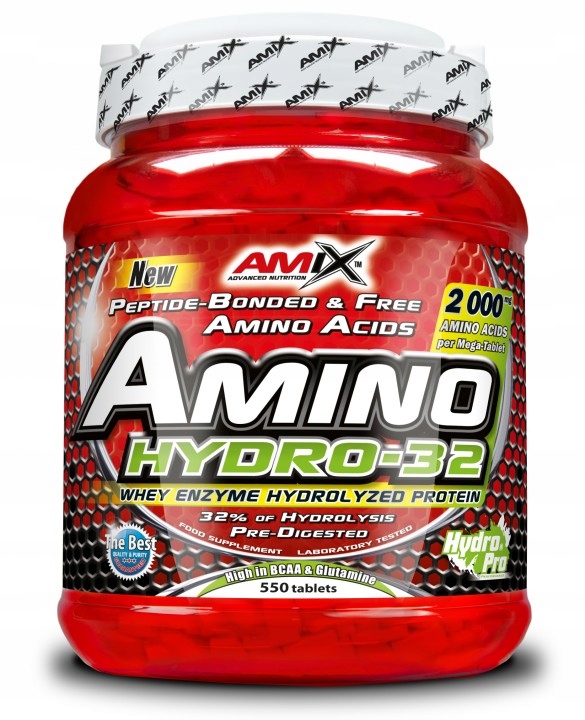 AMIX AMINO HYDRO32 550 TAB AMINOKWASY HYDROLIZATU