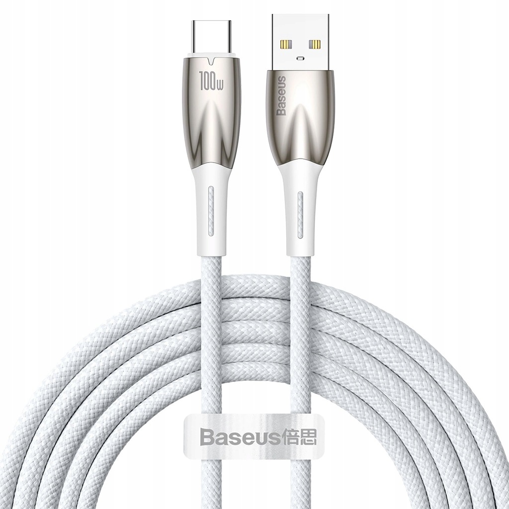 Baseus Glimmer Series kabel do szybkiego ładowania USB-A - USB-C 100W 480Mb