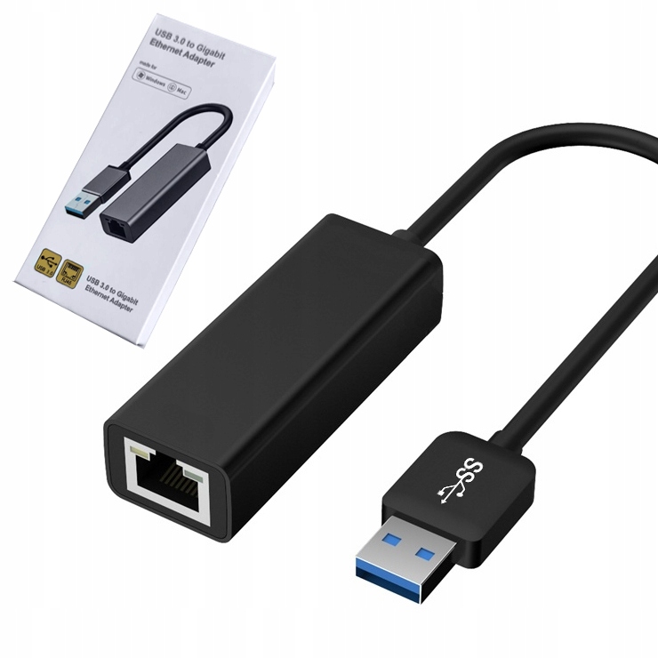 Купить Сетевая карта USB 3.0 Gigabit Ethernet RJ45 LAN: отзывы, фото, характеристики в интерне-магазине Aredi.ru