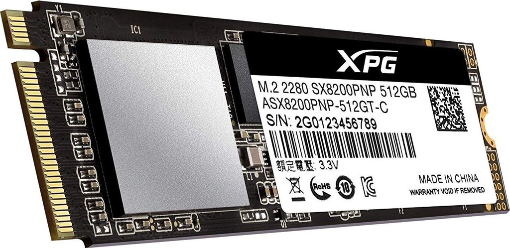 Купить Твердотельный накопитель ADATA XPG SX8200 Pro емкостью 512 ГБ: отзывы, фото, характеристики в интерне-магазине Aredi.ru