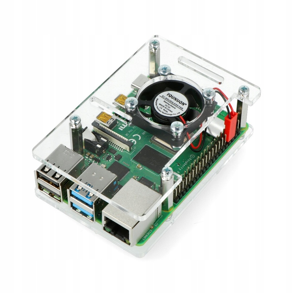 Obudowa do Raspberry Pi 4B/3B+/3B/2B otwarta