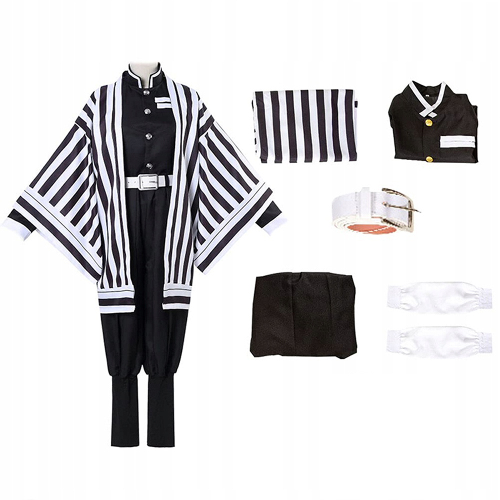 Demon Slayer Cosplay Iguro Obanai Anime Kostium