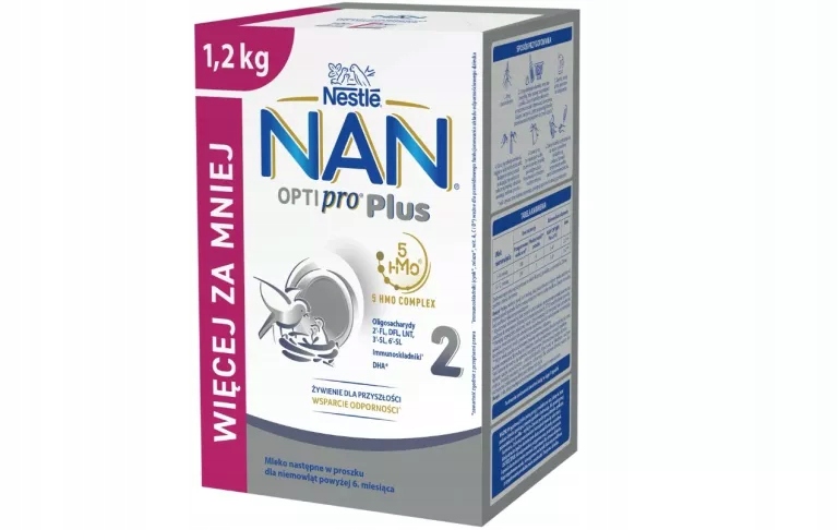 MLEKO MODYFIKOWANE NESTLE NAN OPTI PRO PLUS 2 1,2KG