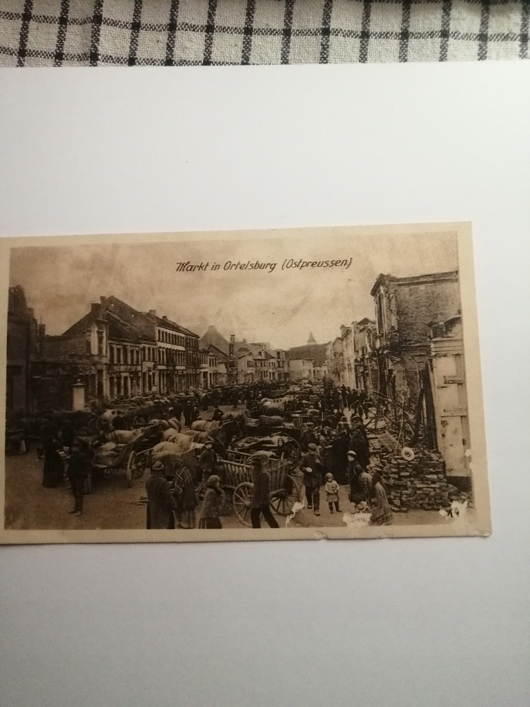 SZCZYTNO - ORTELSBURG- 1919- HANDEL - JARMARK