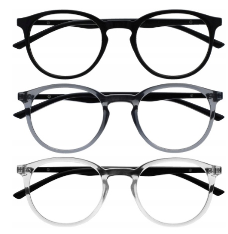 Opulize okulary do czytania unisex + 3,50 3 sztuki