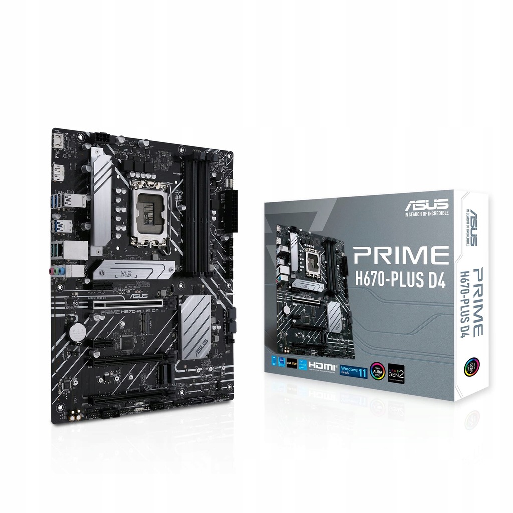 Asus Prime H670-Plus D4 - Atx Motherboard for