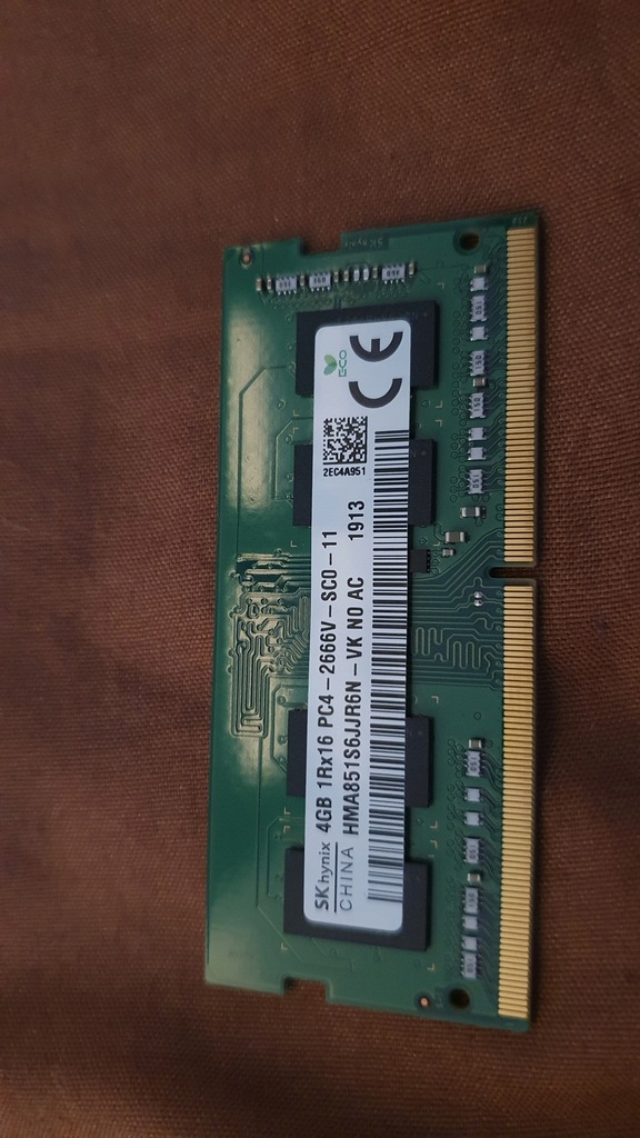 Hynix 4GB DDR4 2666V SODIMM 1Rx16 PC4 xkom