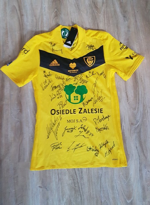 Koszulka Piłkarska GKS KATOWICE z autografami