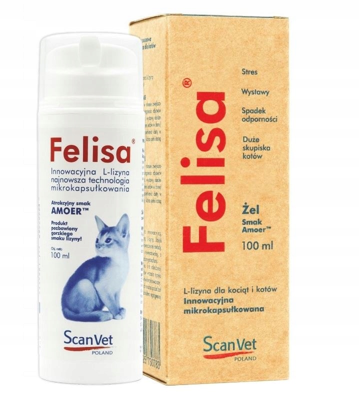 ScanVet, Felisa, Lizyna dla kotów i kociąt, 100ml