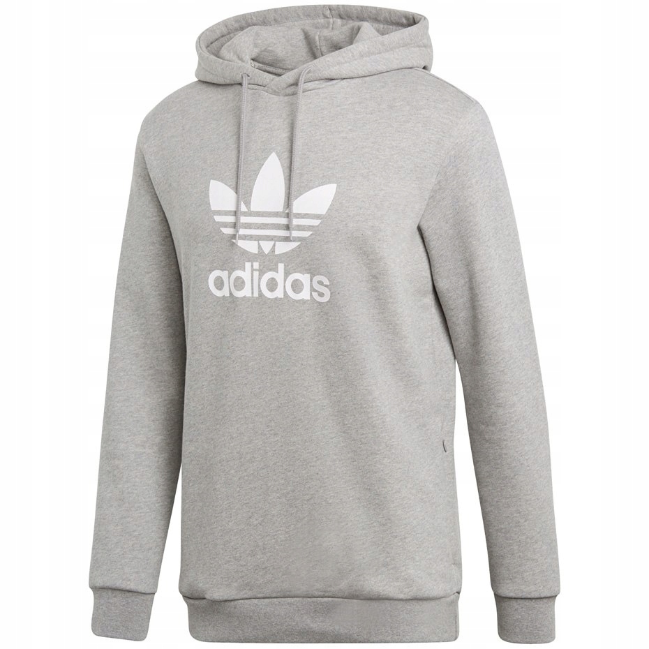 Bluza męska adidas Trefoil Hoodie szara CY4572