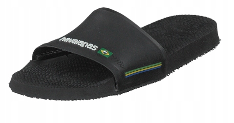 K0202 HAVAIANAS SLIDE BRASIL KLAPKI CZARNE 43/44