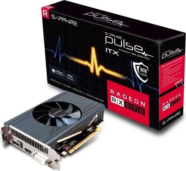 Купить Видеокарта SAPPHIRE Radeon RX570 ITX 4 ГБ DDR5: отзывы, фото, характеристики в интерне-магазине Aredi.ru