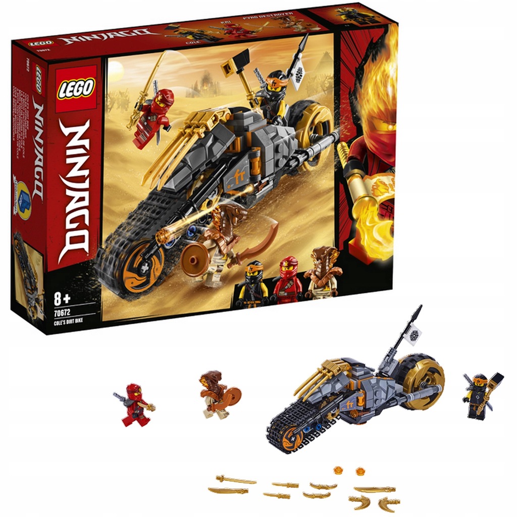 LEGO 70672 NINJAGO MOTOCYKL COLA KLOCKI SFERA