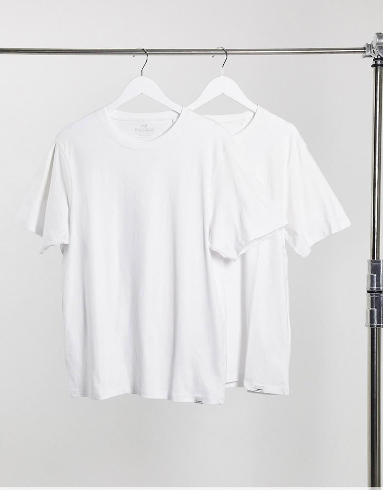 09L162 PULL&BEAR__NX8 T-SHIRT 2-PACK__XL