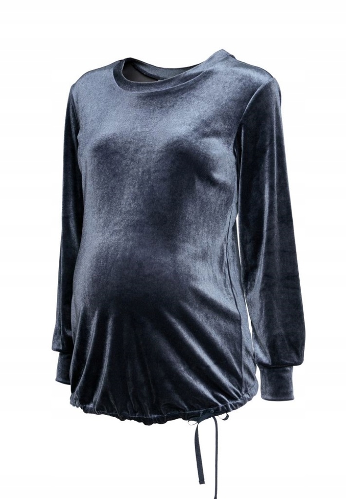 Welurowa/aksamitna bluza ciążowa H&M mama M/38