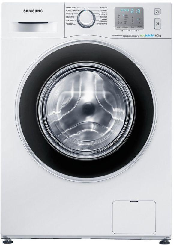 Pralka SAMSUNG WF60F4EEW2W EcoBubble 6kg A+++ 40cm