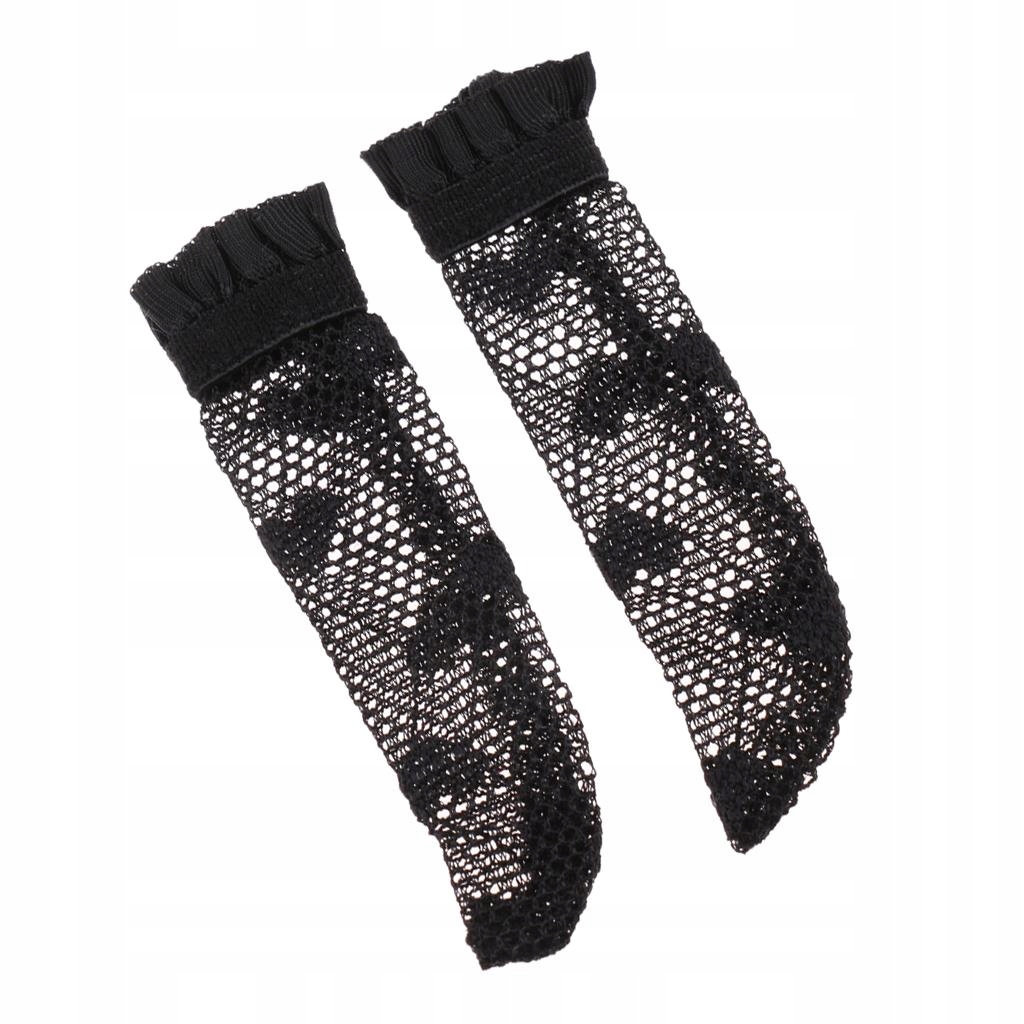 Pair of Lace Socks /6 AOD Doll Clothes Black