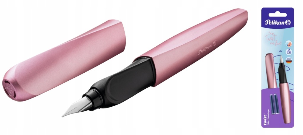 Pióro Wieczne Pelikan Twist M P457 Girly Rose + 2 Naboje 806268