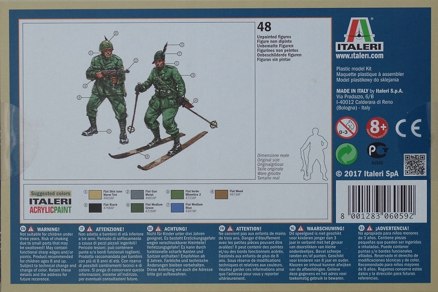 Купить Italeri 6059 Alpini Итальянские горные войска 1:72: отзывы, фото, характеристики в интерне-магазине Aredi.ru