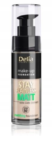 Delia Stay Flawless Matt Podkład Light Beige 30ml