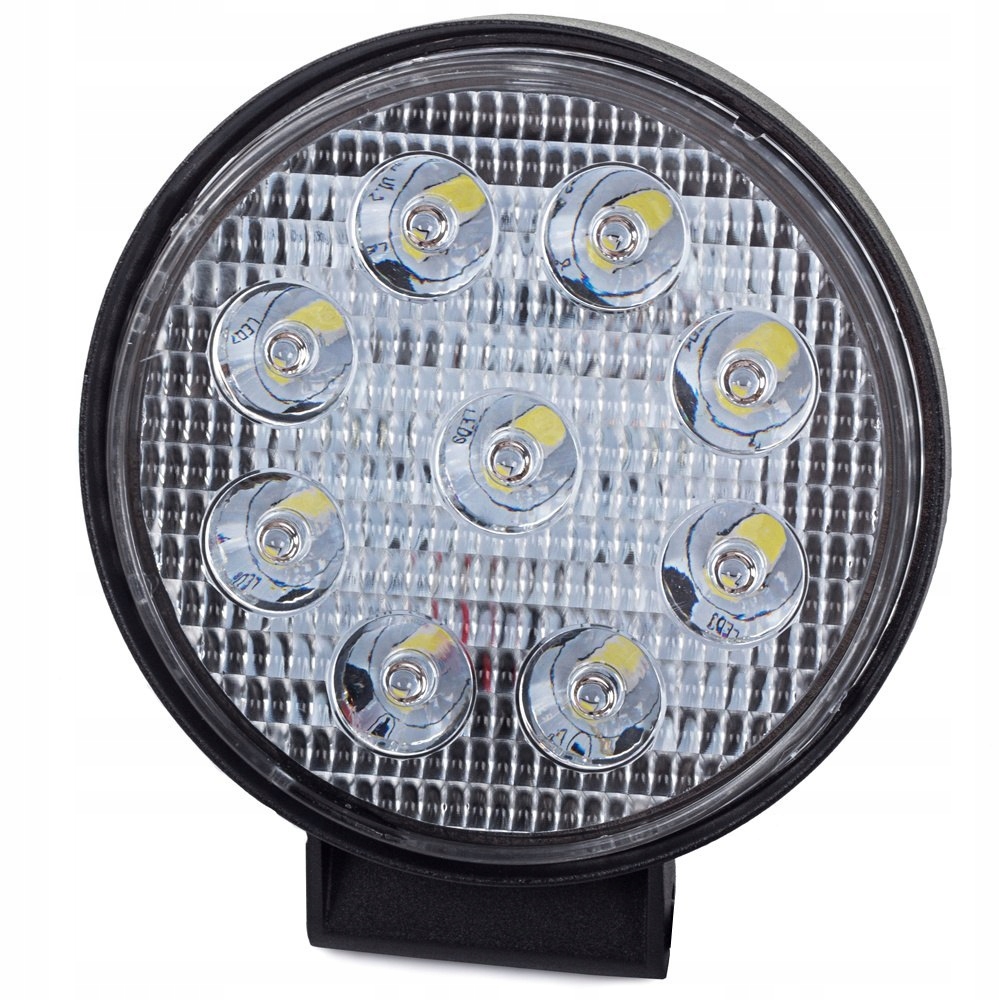 Lampa samochodowa robocza 9 led okrągła ZWY