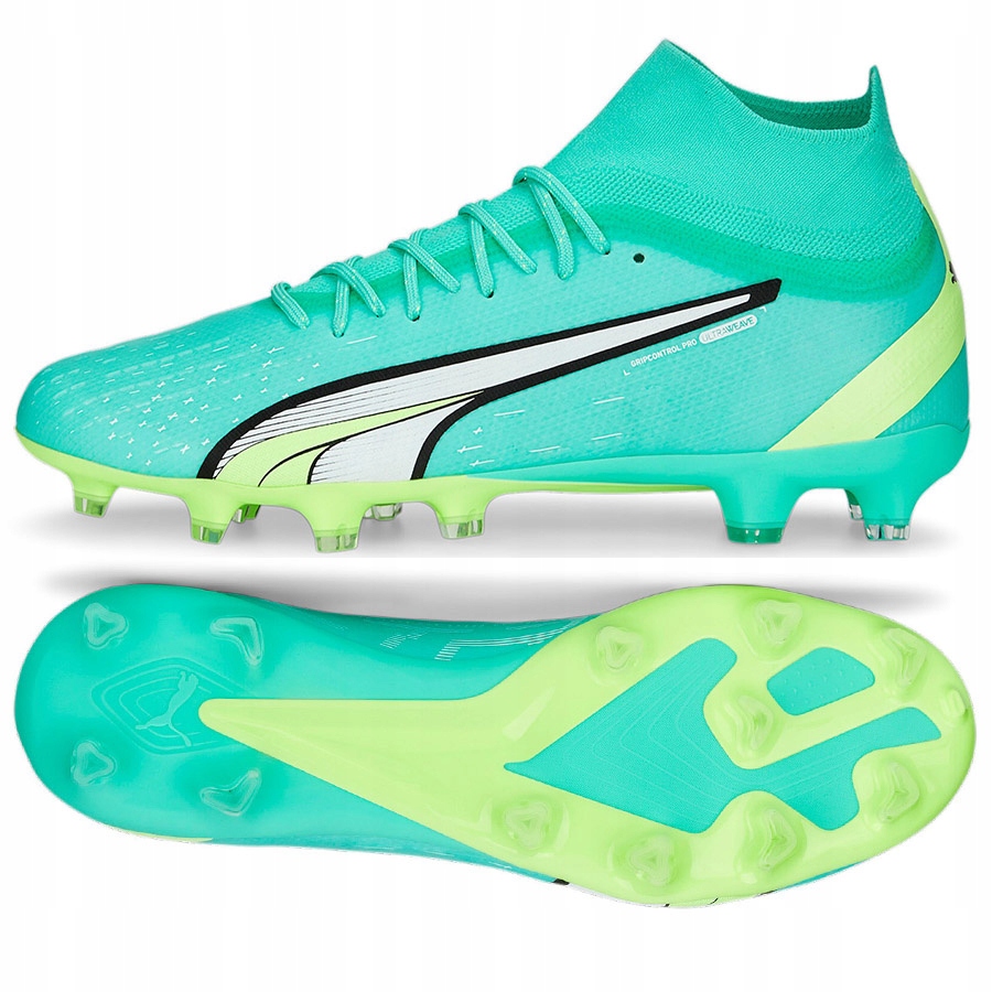 Buty Puma Ultra Pro FG/AG 107240 03 zielony 46