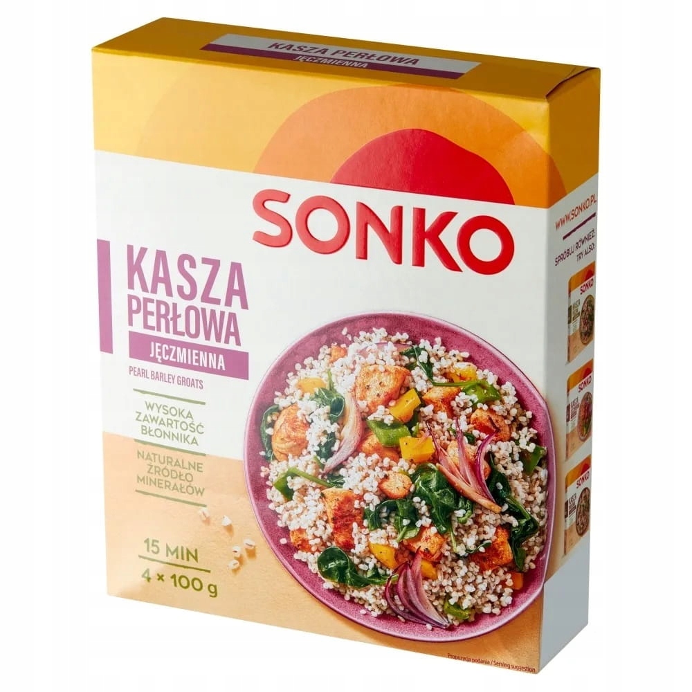 Sonko Kasza jęczmienna perłowa 4x100g