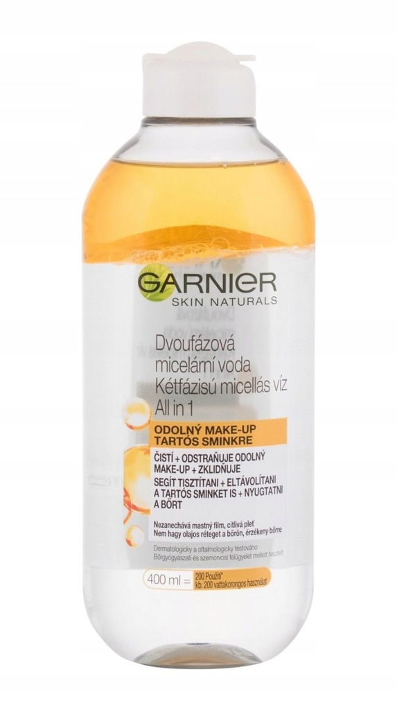 Garnier Two-Phase Micellar Water All In One Skin Naturals Płyn micelarny 40