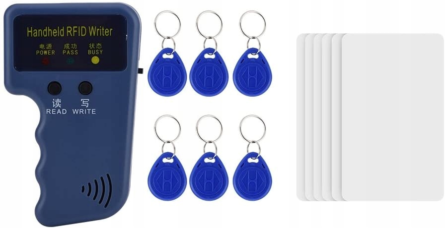 RĘCZNY CZYTNIK KART IDENTYFIKACYJNYCH RFID 125KHZ