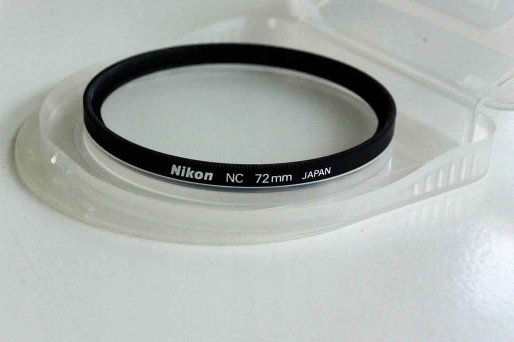 Oryginalny filtr ochronny Nikon NC 72 mm JAK NOWY