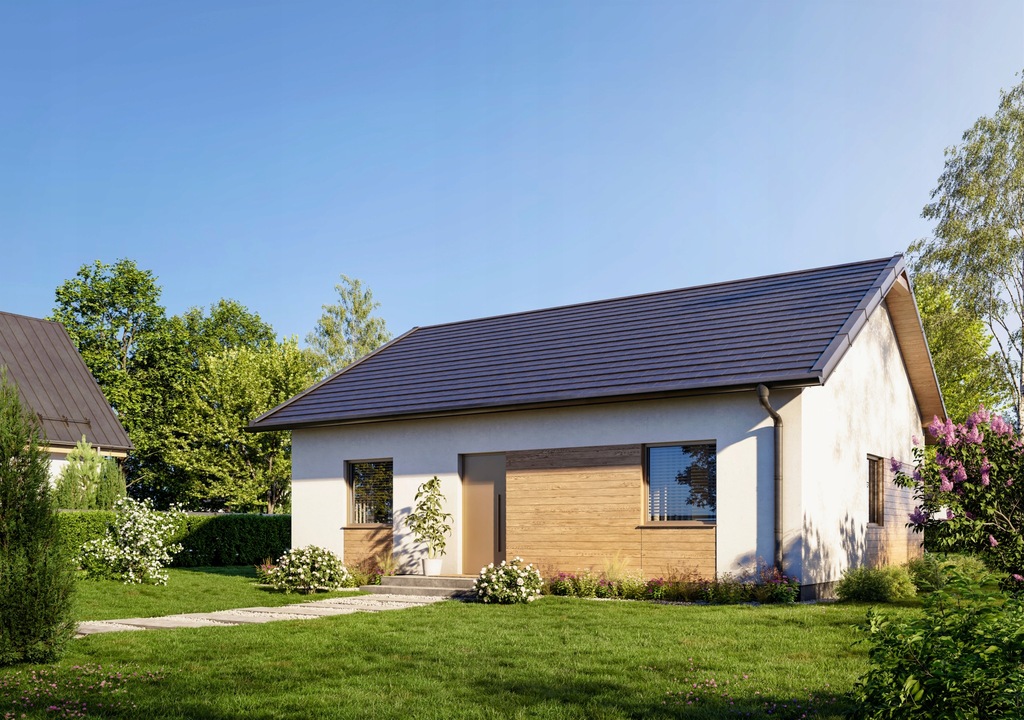 Dom Całoroczny 8x10m Mieszkalny WT2021 do 80m2 Producent Domy Drewniane